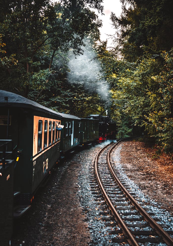 Historic railway station with vintage memorabilia